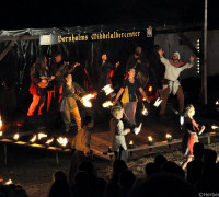 Feuernacht im Mittelaltercenter auf Bornholm