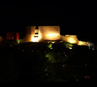 Hammershus bei Nacht