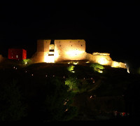 Hammershus bei Nacht