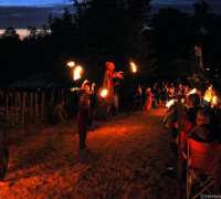 Feuernacht im Mittelaltercenter auf Bornholm