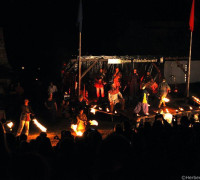 Feuernacht im Mittelaltercenter auf Bornholm